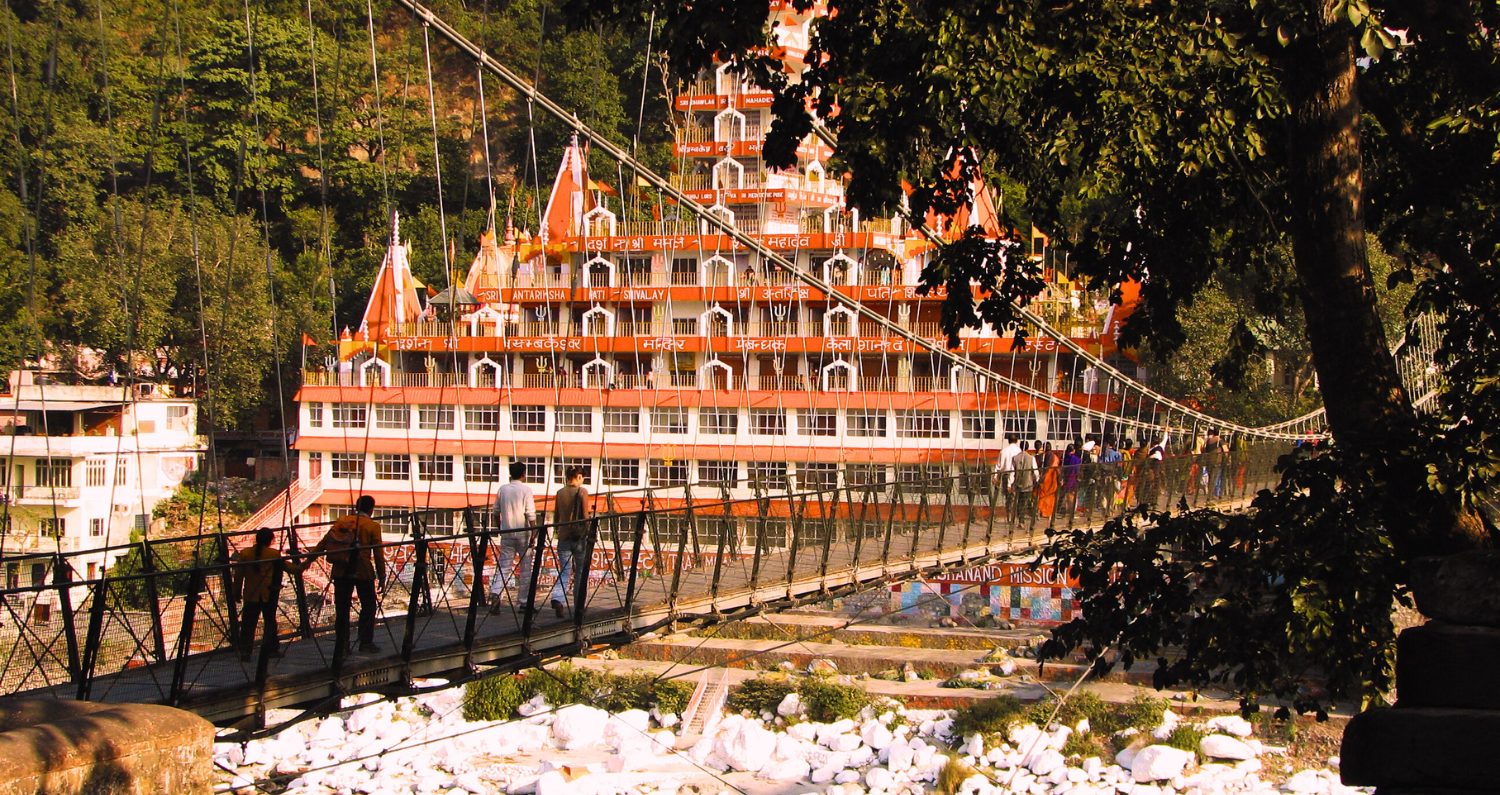 Laxman Jhula and the ancient Trayambakeshwar Temple