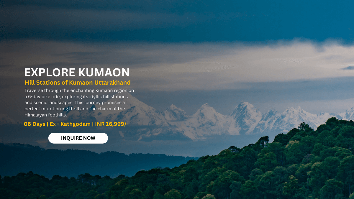 Kumaon hill stations bike ride — Nainital Almora Ranikhet Binsar