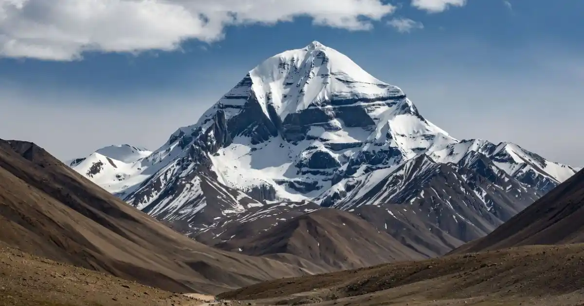 Adi Kailash peak 5945 m - Chhota Kailash view from Jolingkong
