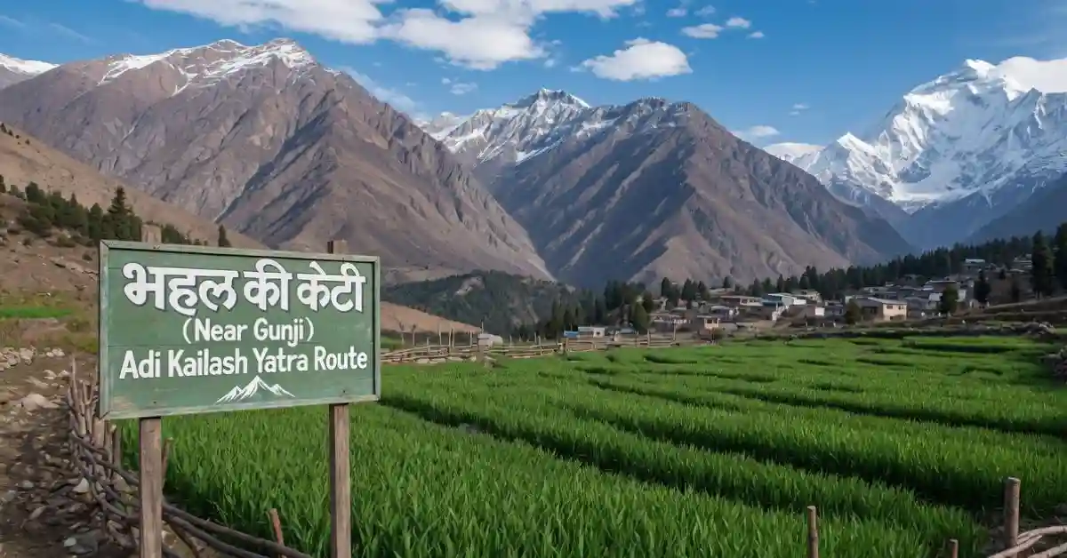 Bheem Ki Kheti field near Gunji on Adi Kailash Yatra route