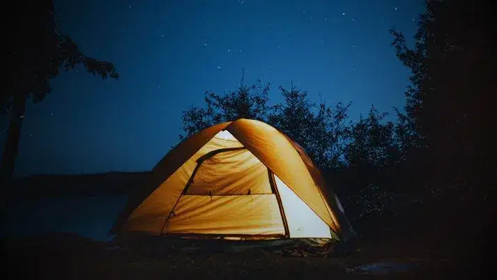 Riverside camping in Rishikesh