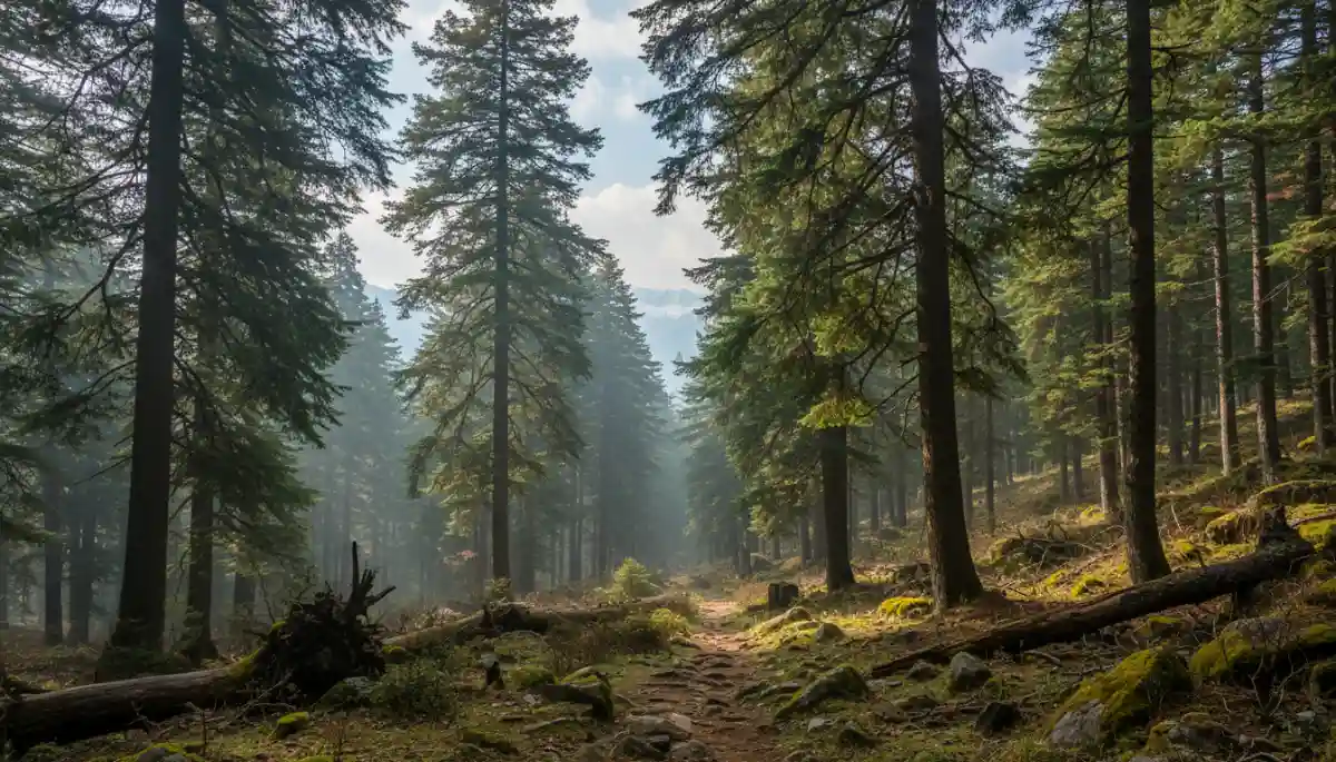 Deoban forest deodar trees Chakrata Uttarakhand