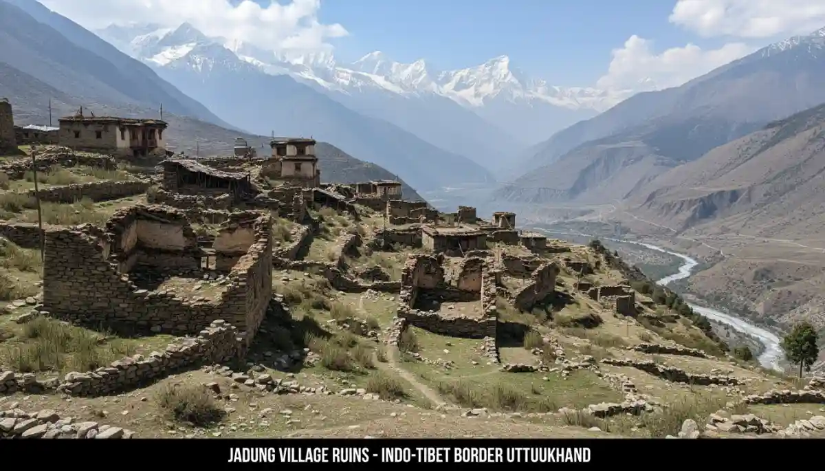 Jadung village ruins Indo Tibet border Uttarakhand