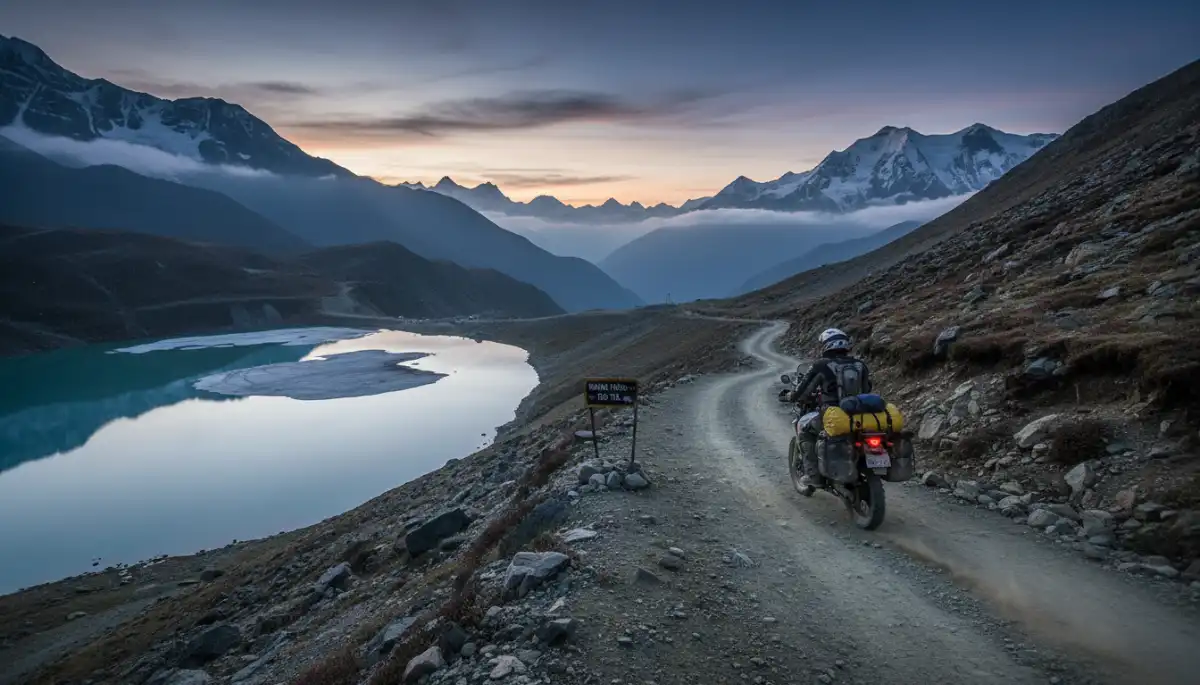 Mana Pass Deo Tal bike expedition package Uttarakhand