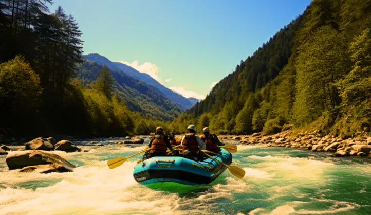 Marine Drive to Rishikesh 26km river rafting — hard route