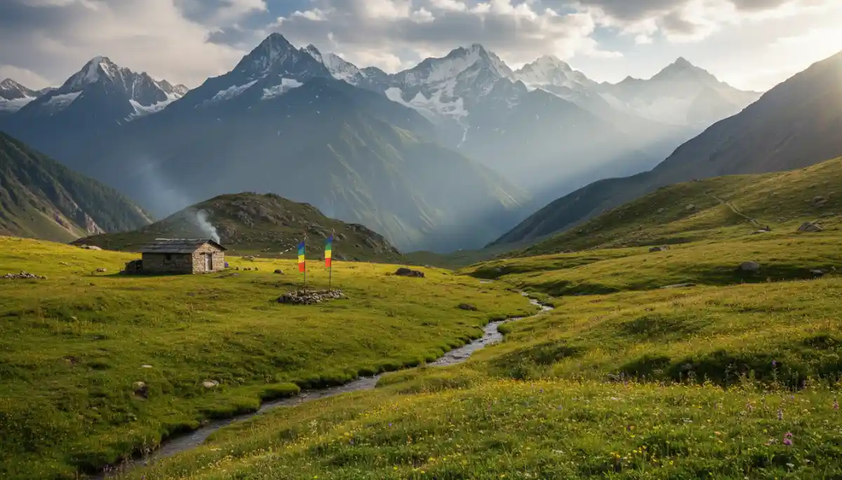Rimkhim Barahoti alpine meadow Niti Valley Uttarakhand