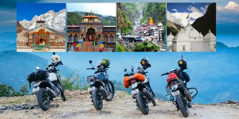 Chardham bike tour Rishikesh to Yamunotri, Gangotri, Kedarnath and Badrinath