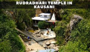 Rudradhari Temple and Waterfall in Kausani, Uttarakhand
