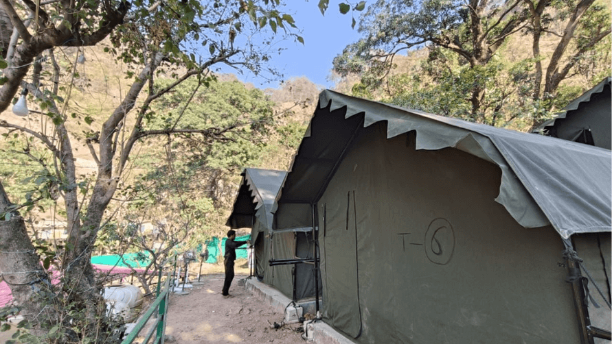 jungle camping in rishikesh - wandersky