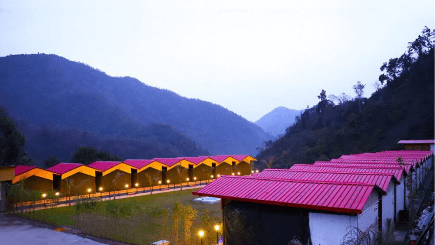 luxury resort in rishikesh - camping in rishikesh